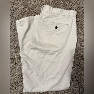 Men's Extended Tab Pleated Dress Trousers - Goodfellow & Co Beige